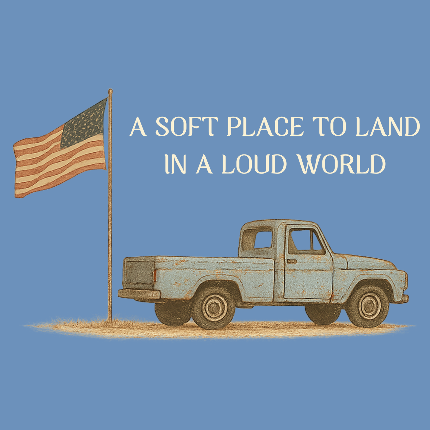 A SOFT PLACE TO LAND TEE {Classic Print}