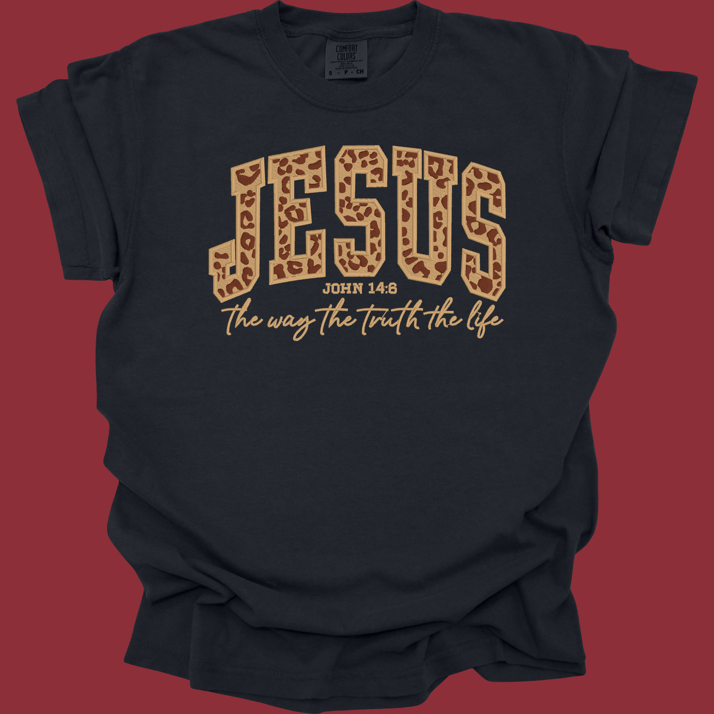 Cheetah Truth & Life Tee {Embroidery}