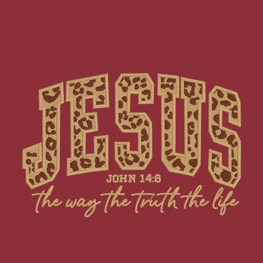 Cheetah Truth & Life Tee {Embroidery}