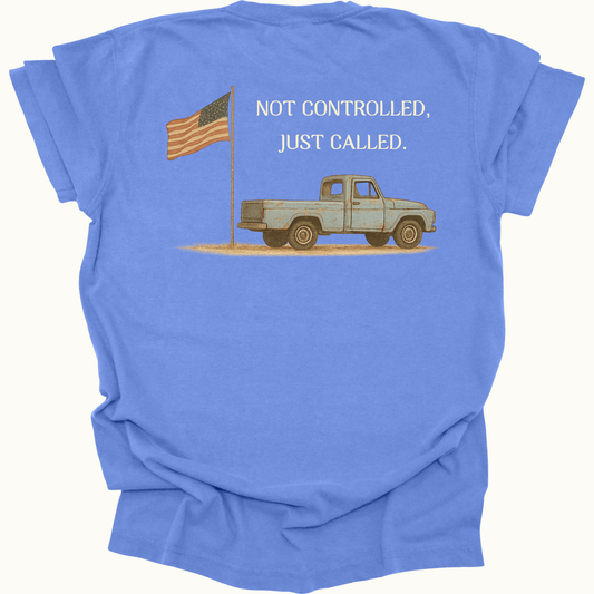 NOT CONTROLLED JUST CALLED TEE {Classic Print}