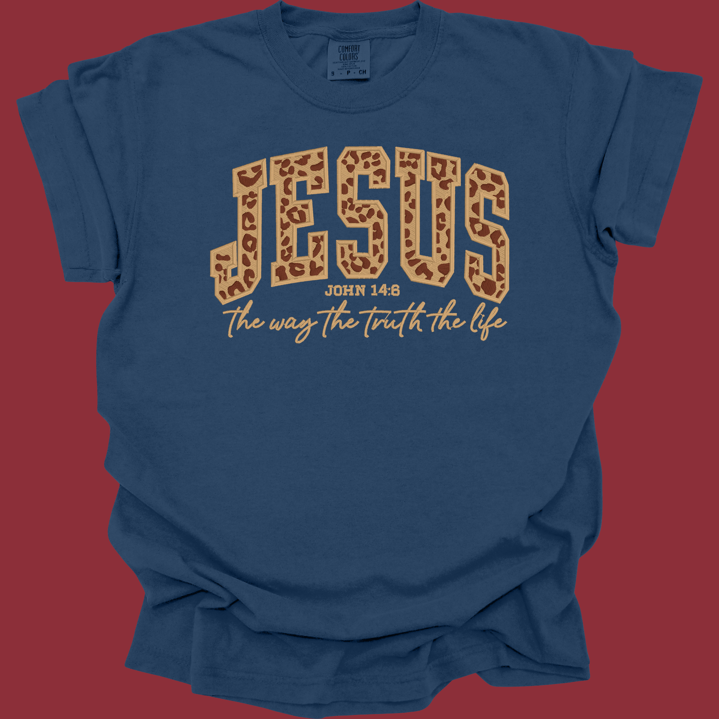 Cheetah Truth & Life Tee {Embroidery}