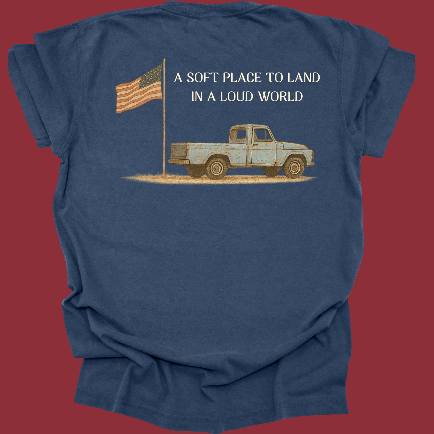 A SOFT PLACE TO LAND TEE {Heat Transfer}
