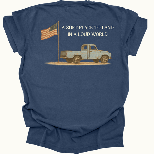 A SOFT PLACE TO LAND TEE {Classic Print}