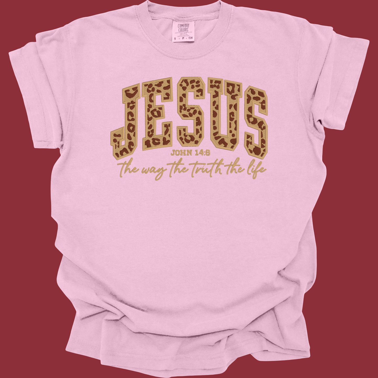 Cheetah Truth & Life Tee {Embroidery}