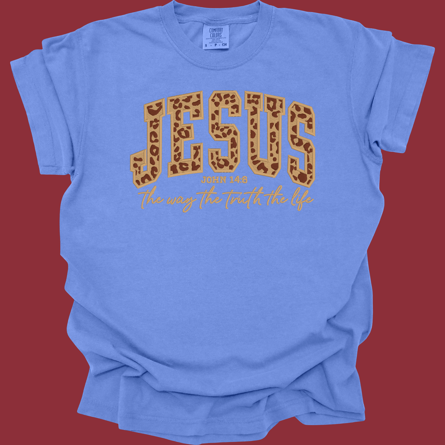 Cheetah Truth & Life Tee {Embroidery}