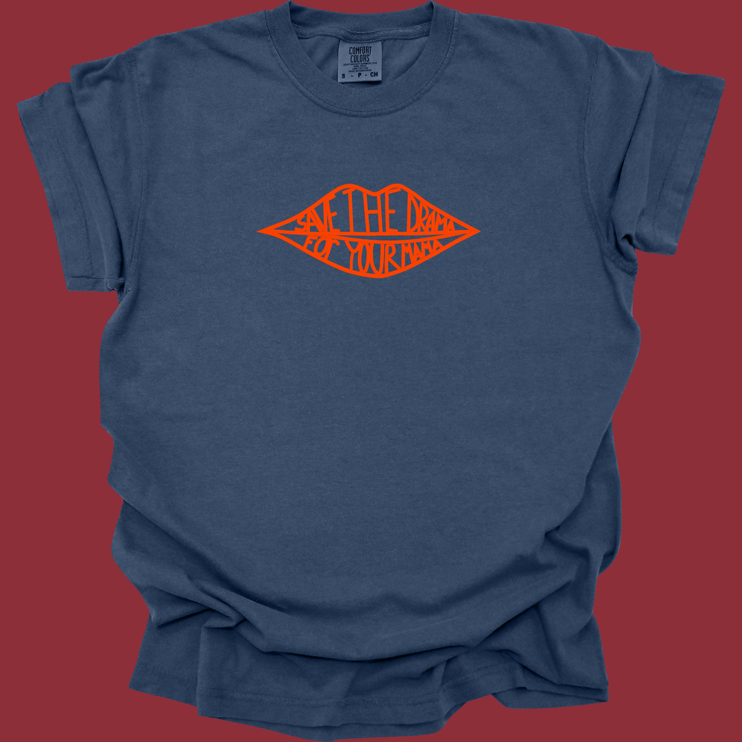 SAVE THE DRAMA FOR YOUR MAMA {Embroidery}